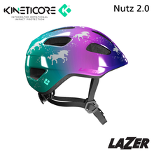 Load image into Gallery viewer, Lazer Nutz Kineti Core 2.0 Kids Helmet 50-56cm
