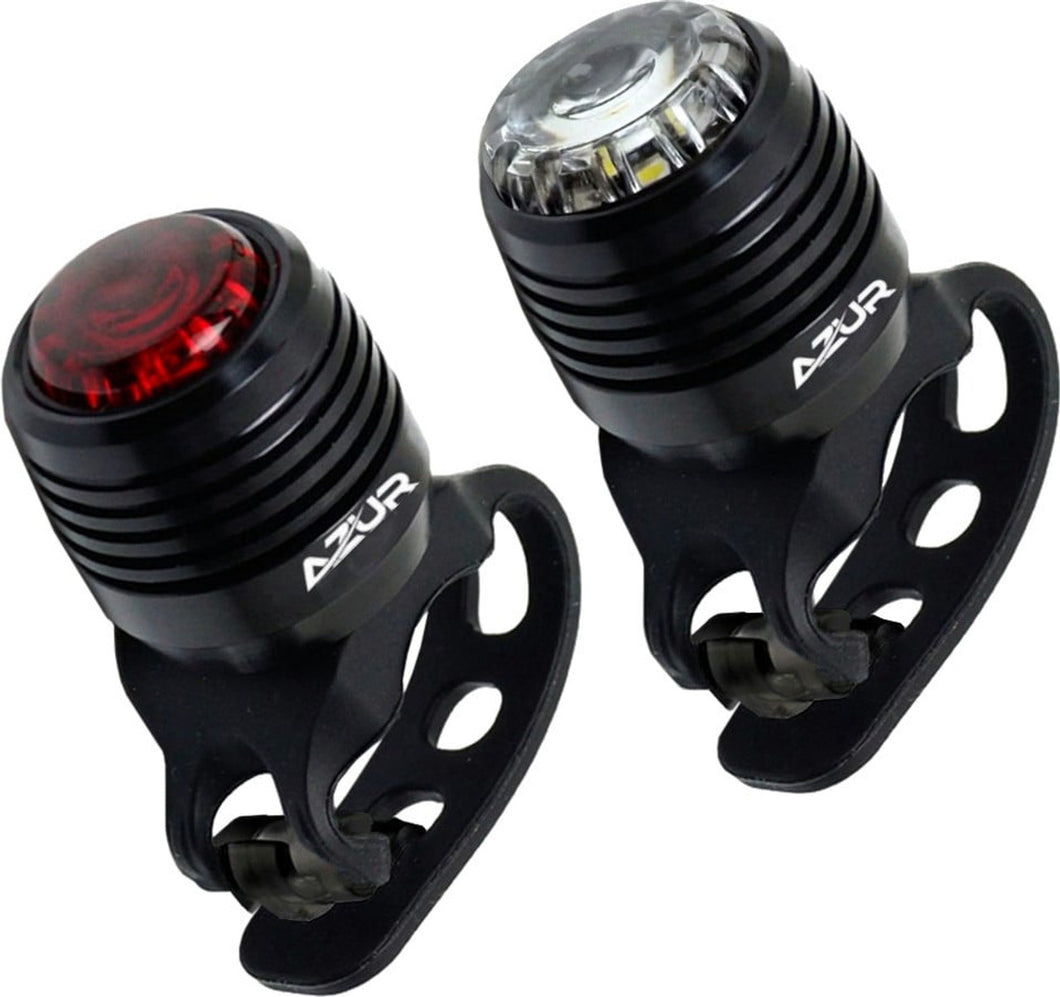 Azur Cyclops 2 USB Light Set 60 Lumen front 40 Lumen Rear