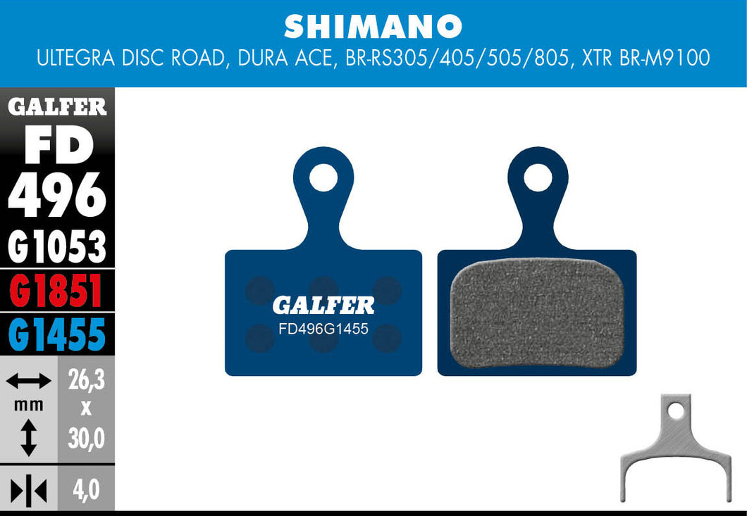 Galfer Road Disc Brake Pad for Shimano Ultegra