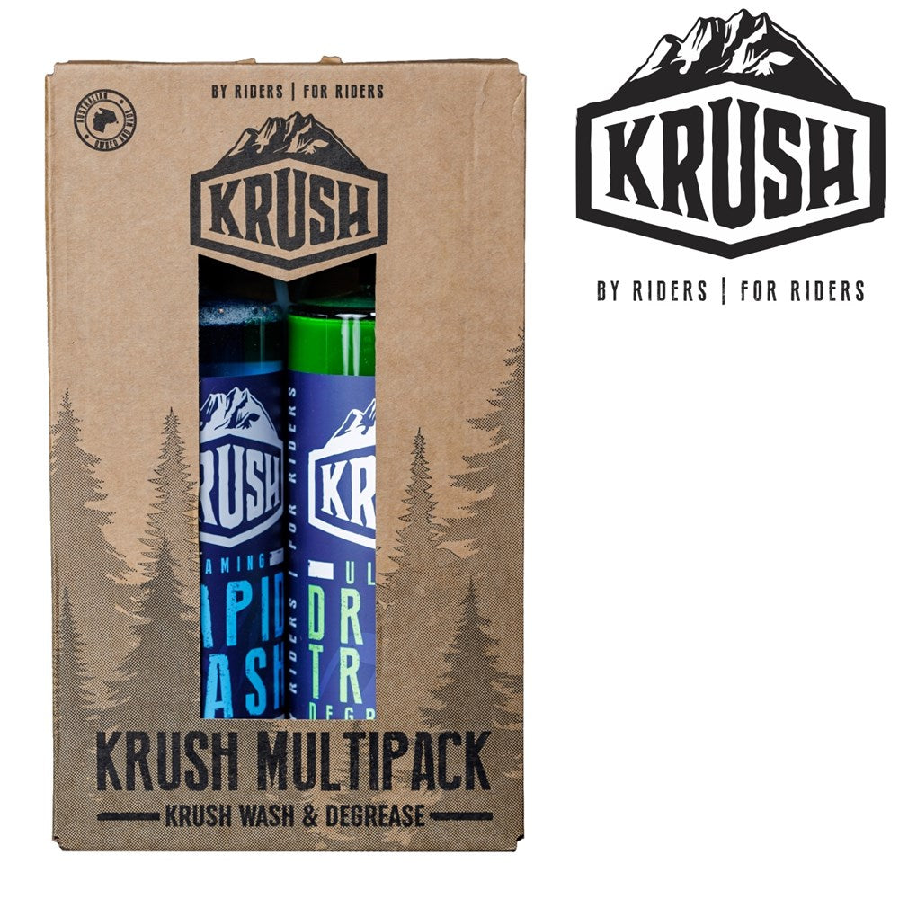 Krush Multipack Rapid Bike Wash and Degreaser Multi Pack Kit