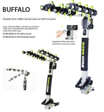 Load image into Gallery viewer, Buzzrack Buffalo 4 Bike Towball Rack
