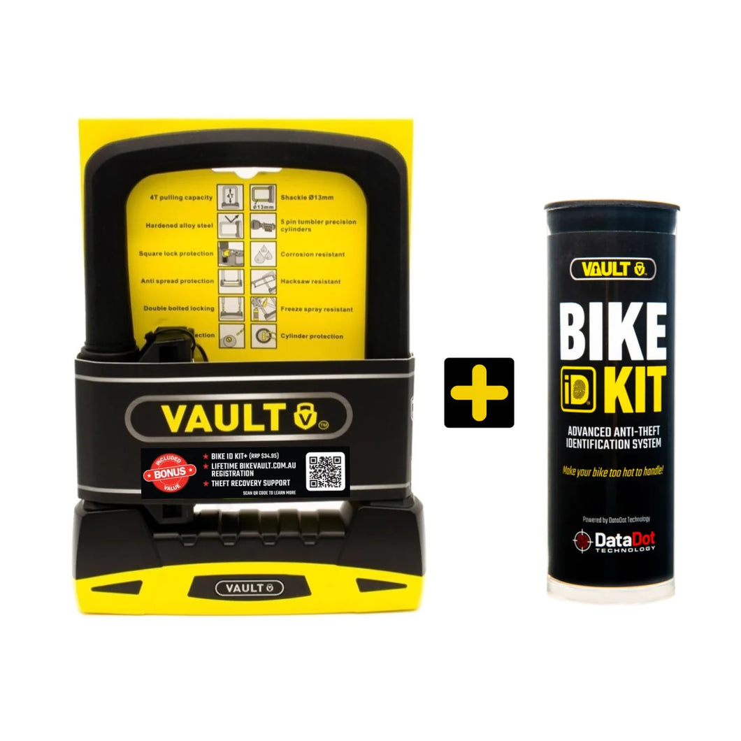 Bike Vault 500 D Lock with ID Kit